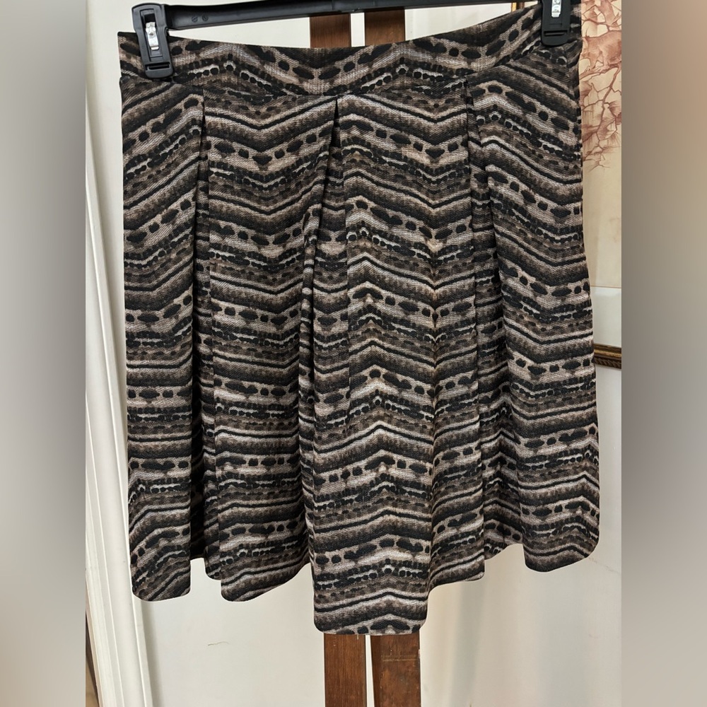 LuLaRoe Stylish Brown Patterned Women's Skirt Size 2X
